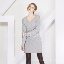 Dame Mode Kaschmir Kleid Pullover 16brss110